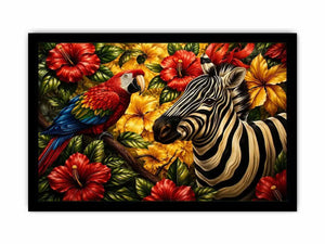 Zebra Canvas Print