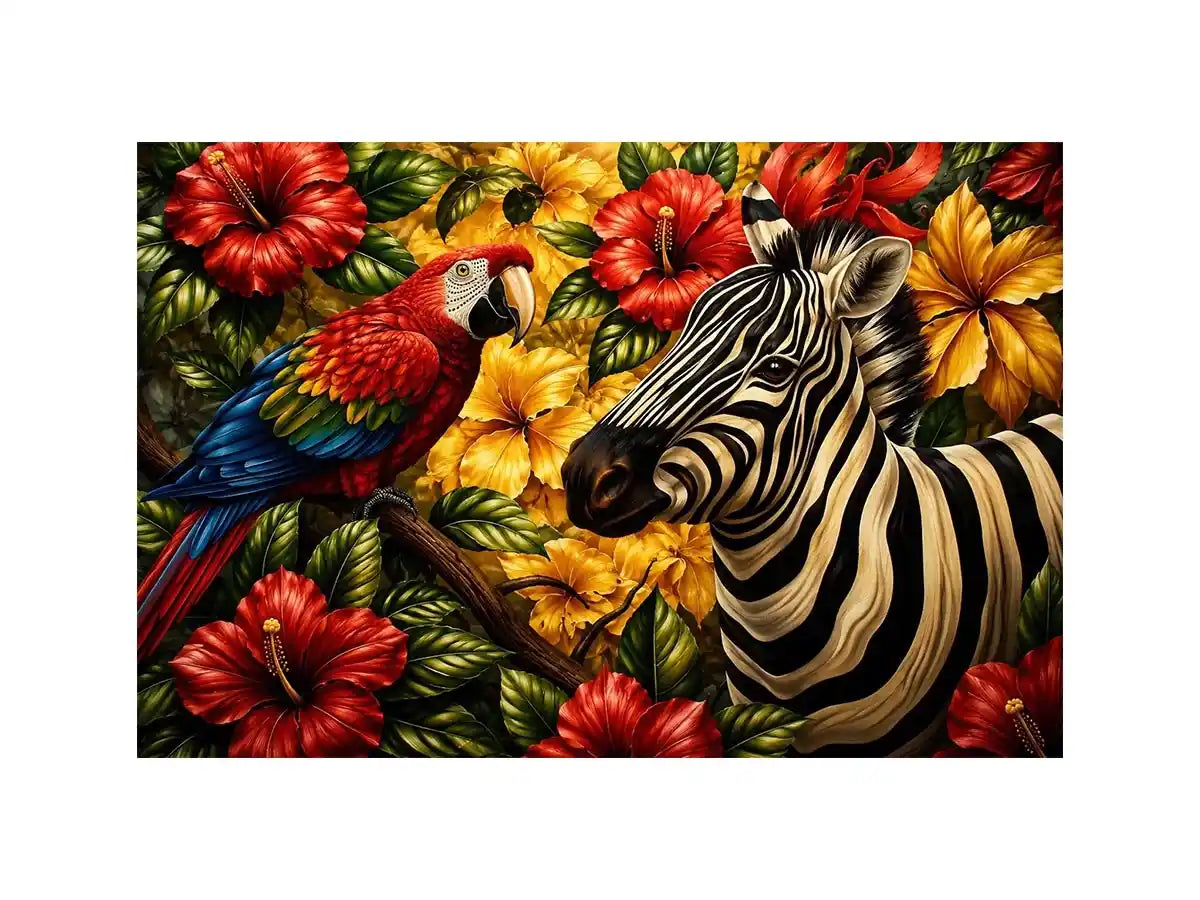 Zebra Canvas Print