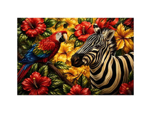 Zebra Canvas Print