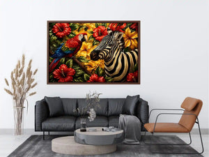 Zebra Canvas Print