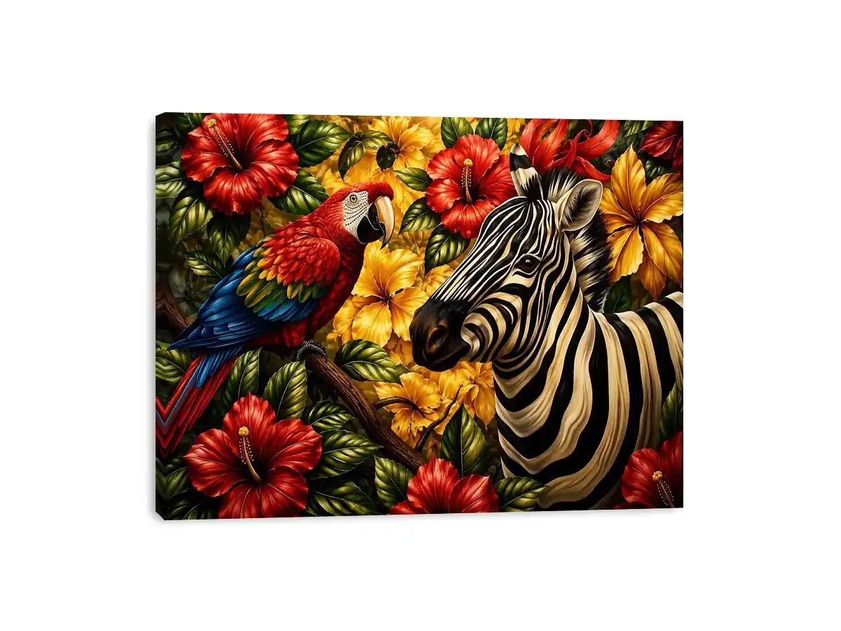 Zebra Canvas Print