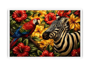 Zebra Canvas Print