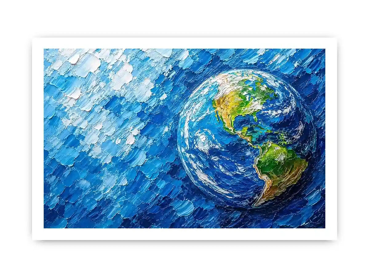 Save Earth Canvas Print