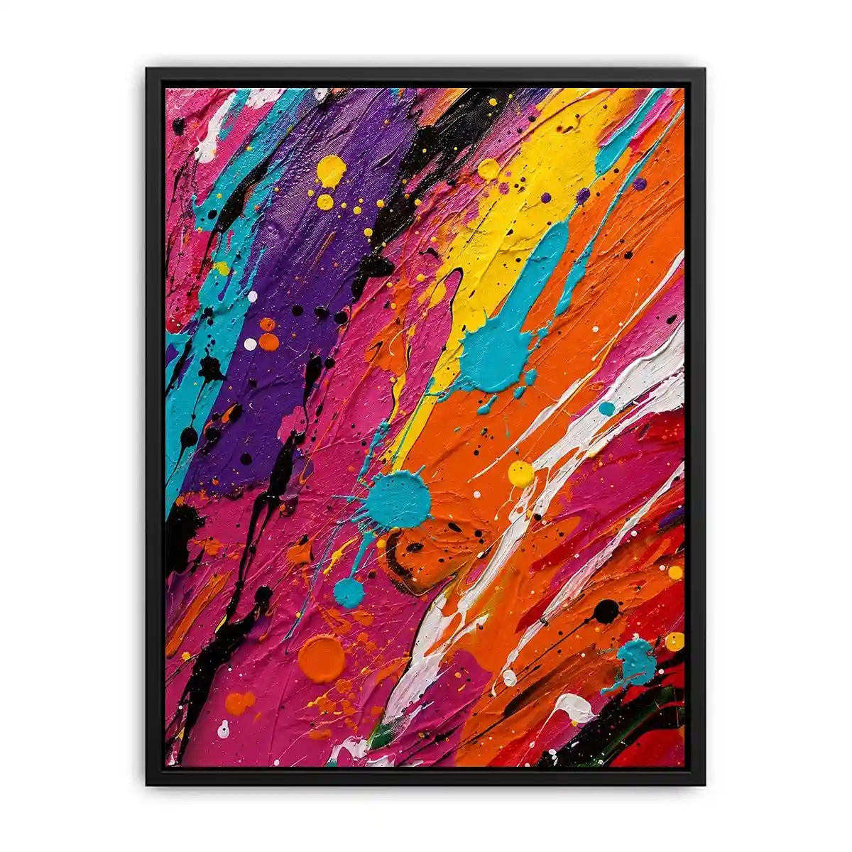 Color Drip Canvas Print