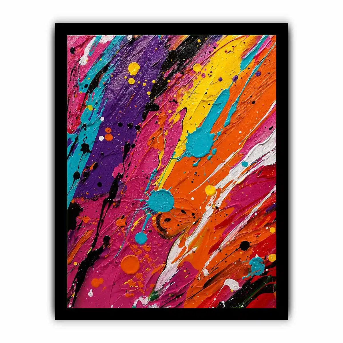 Color Drip Canvas Print