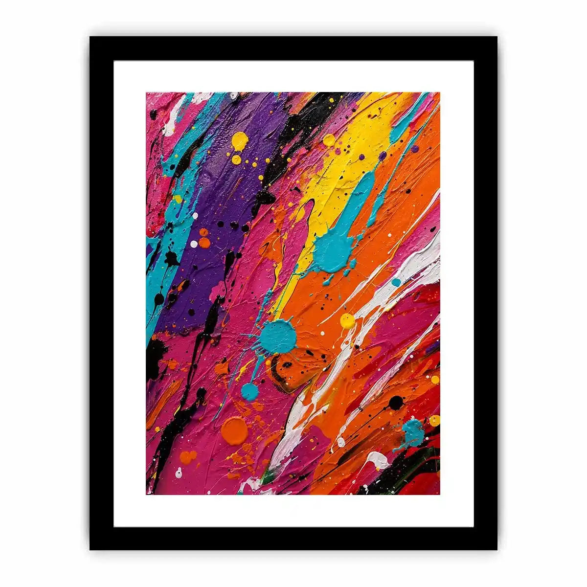 Color Drip Canvas Print