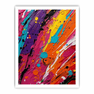 Color Drip Canvas Print