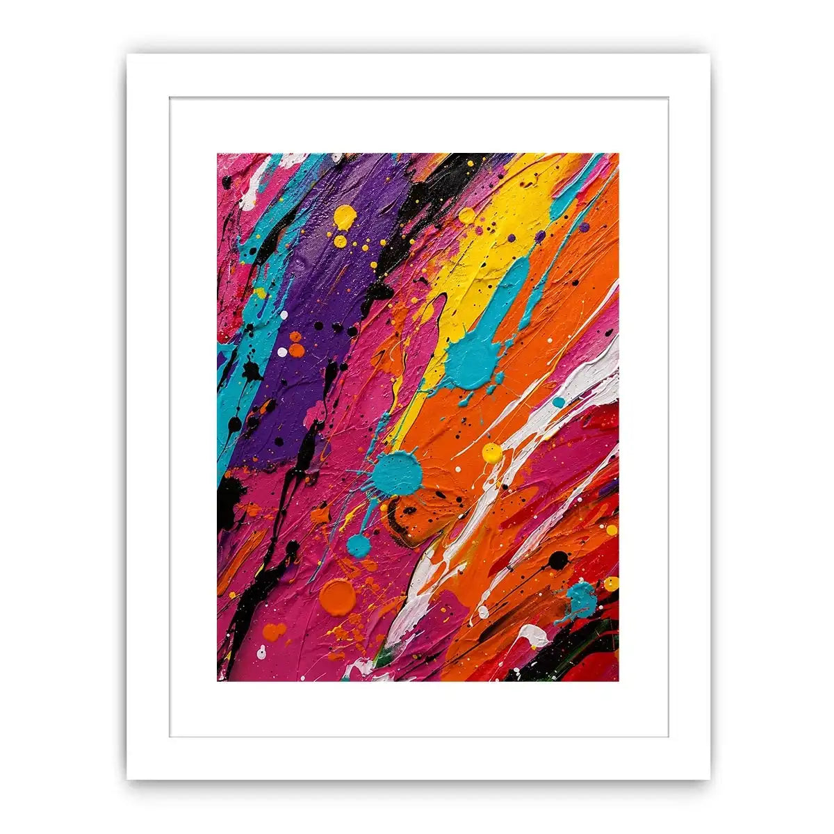 Color Drip Canvas Print