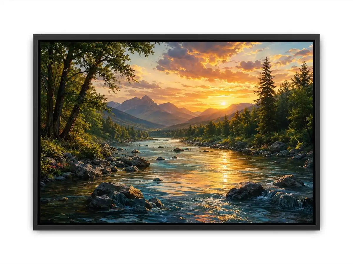 River Side Canvas Print