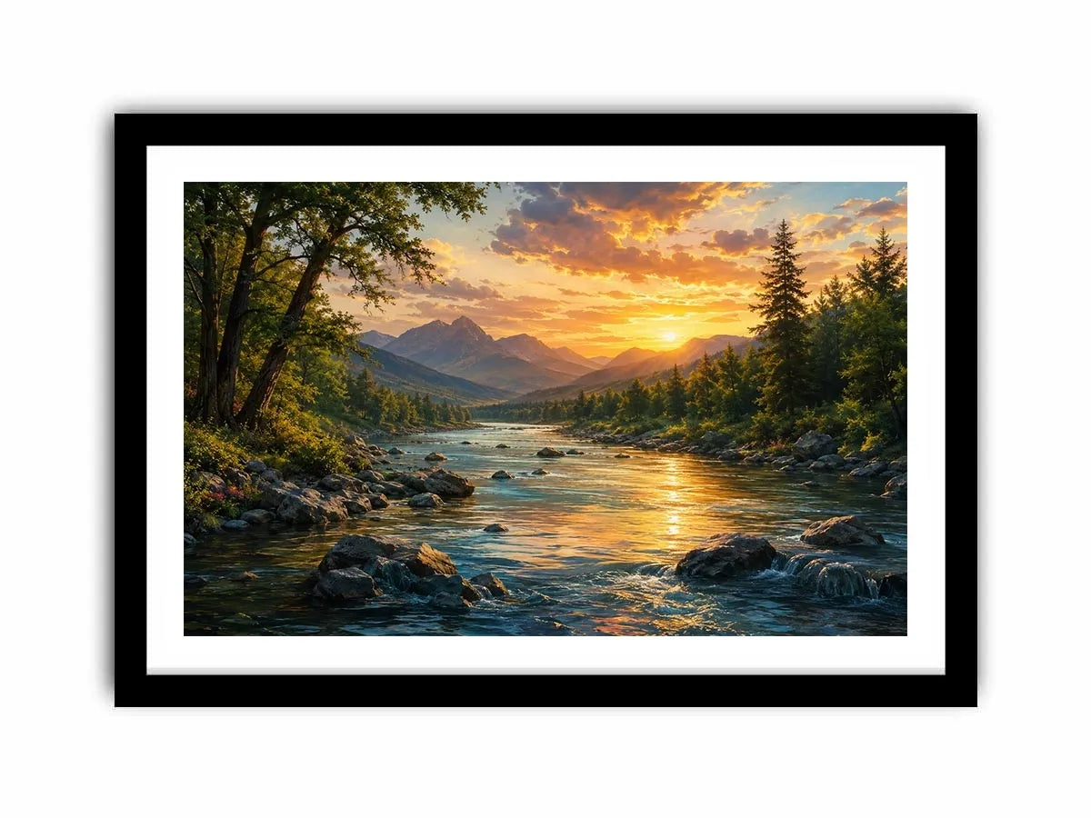 River Side Canvas Print