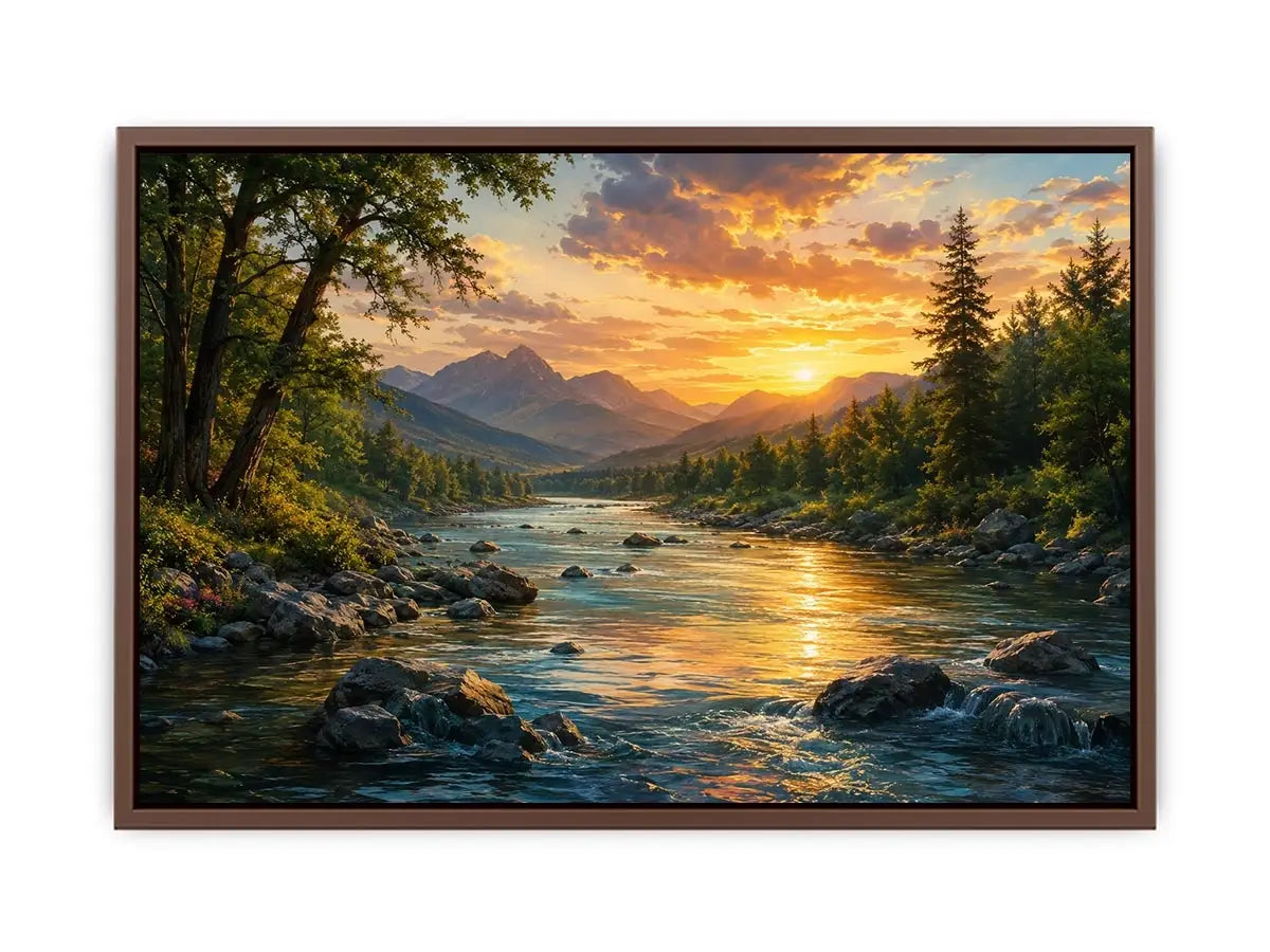 River Side Canvas Print
