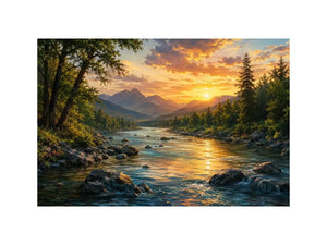River Side Canvas Print