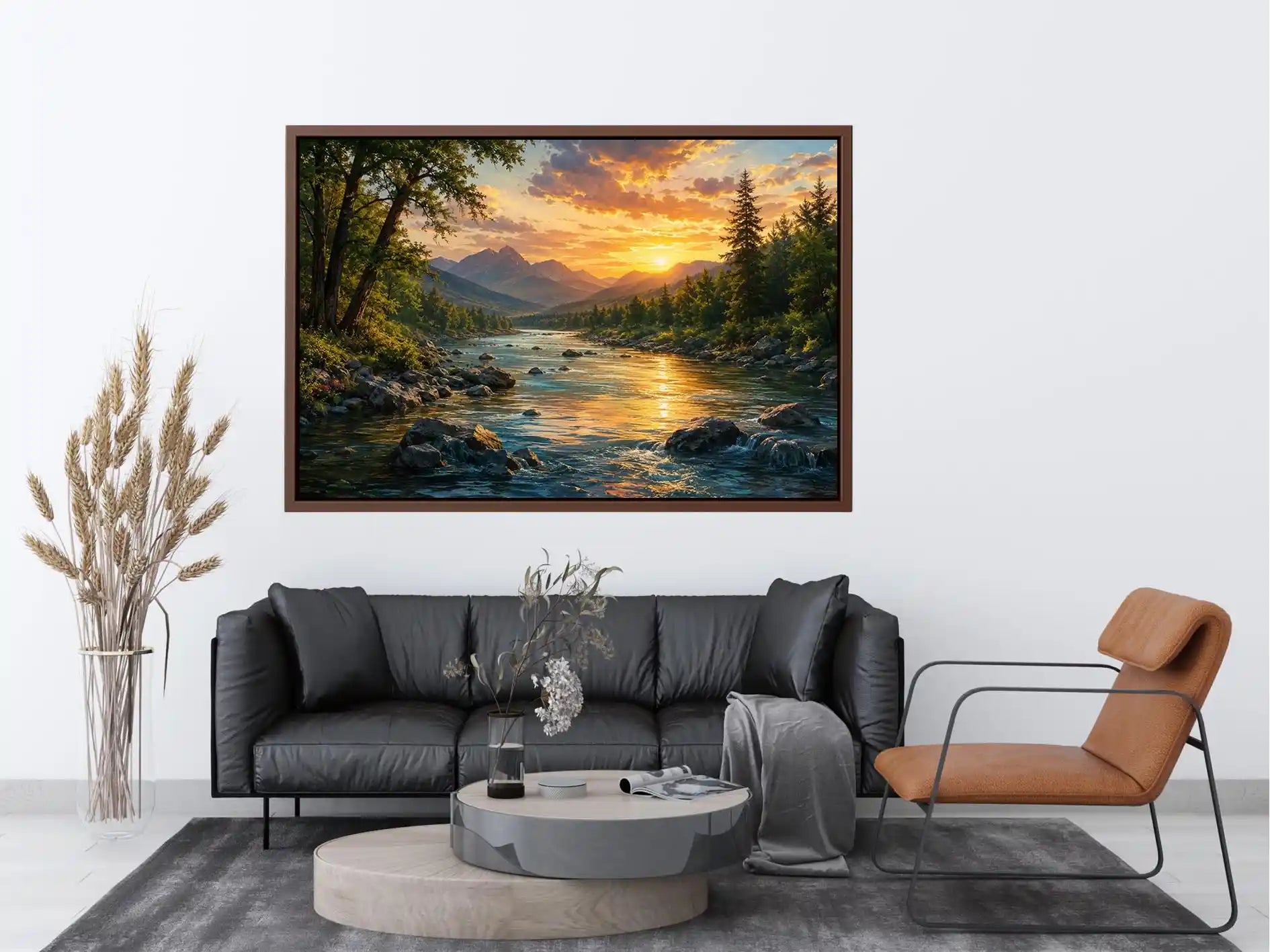 River Side Canvas Print