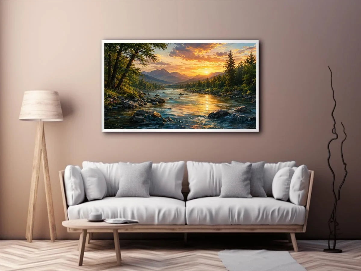 River Side Canvas Print