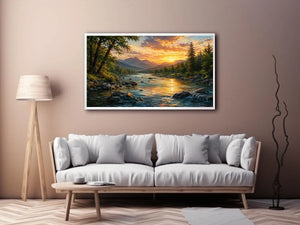 River Side Canvas Print