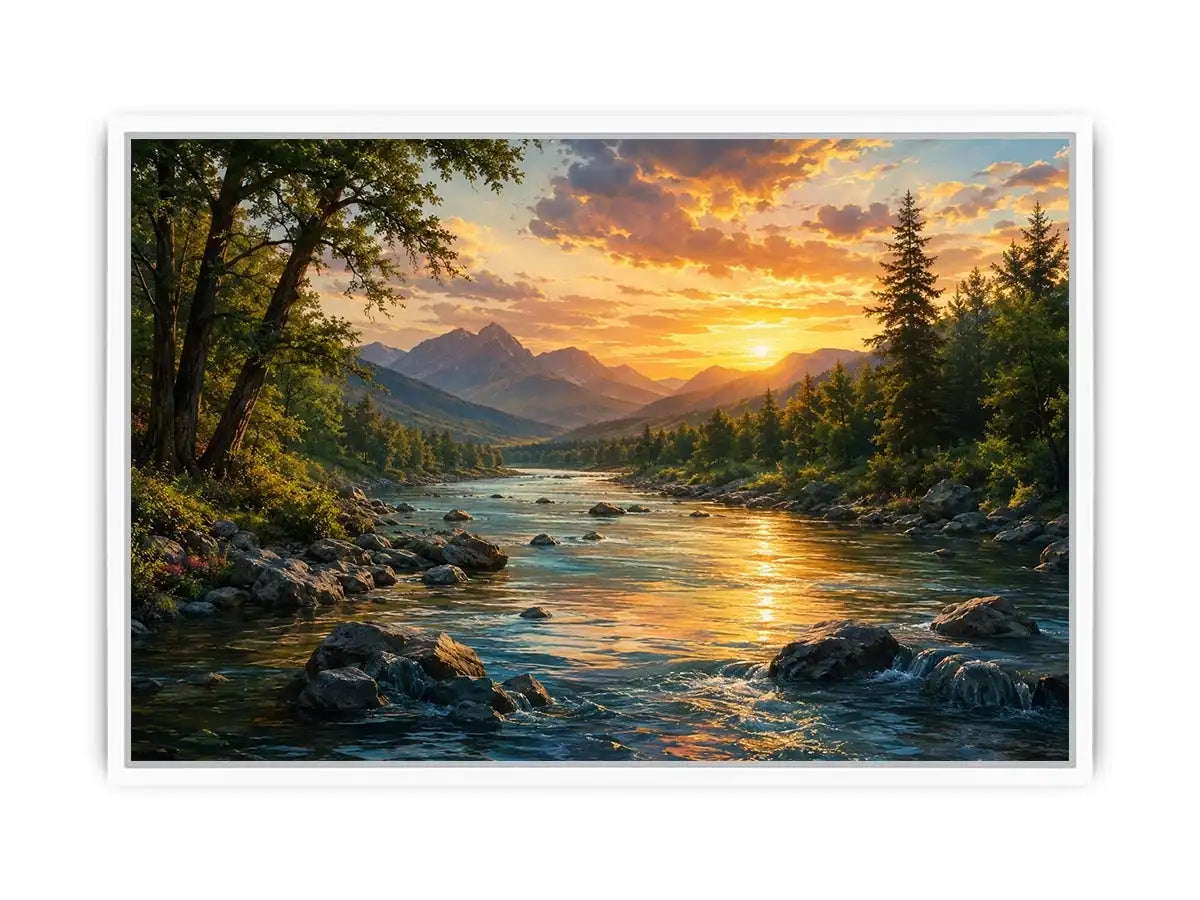 River Side Canvas Print