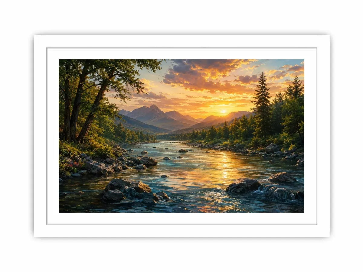 River Side Canvas Print