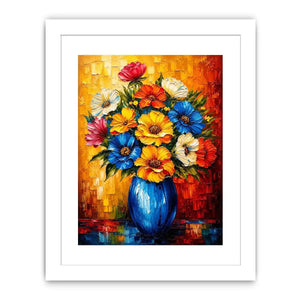 Flowers and Vase Canvas Print