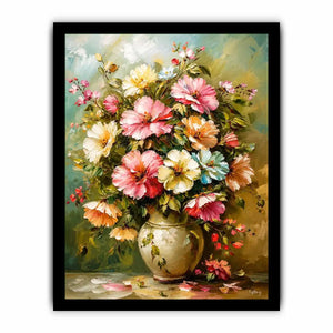 Flowers and Vase Canvas Print