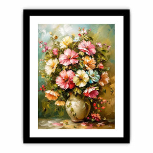 Flowers and Vase Canvas Print