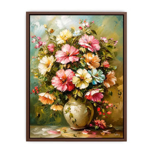 Flowers and Vase Canvas Print
