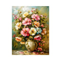Flowers and Vase Canvas Print