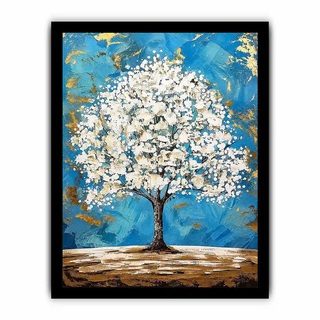 White Tree Canvas Print