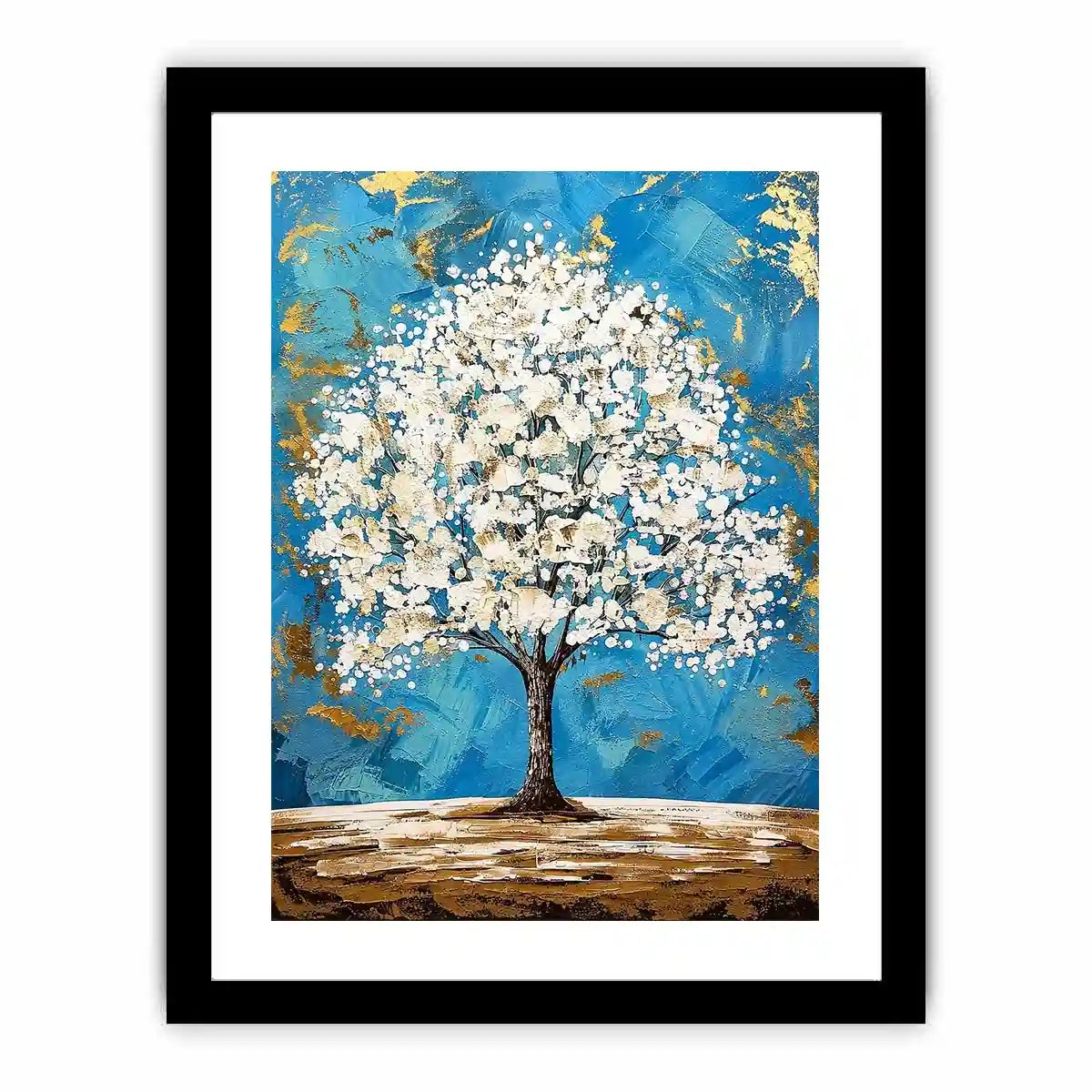 White Tree Canvas Print