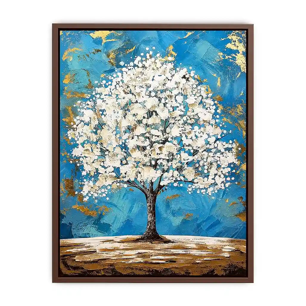 White Tree Canvas Print