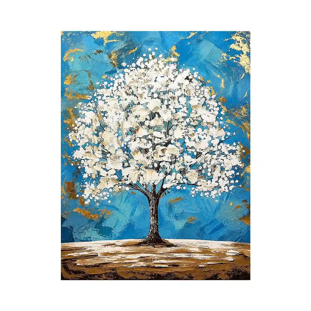 White Tree Canvas Print