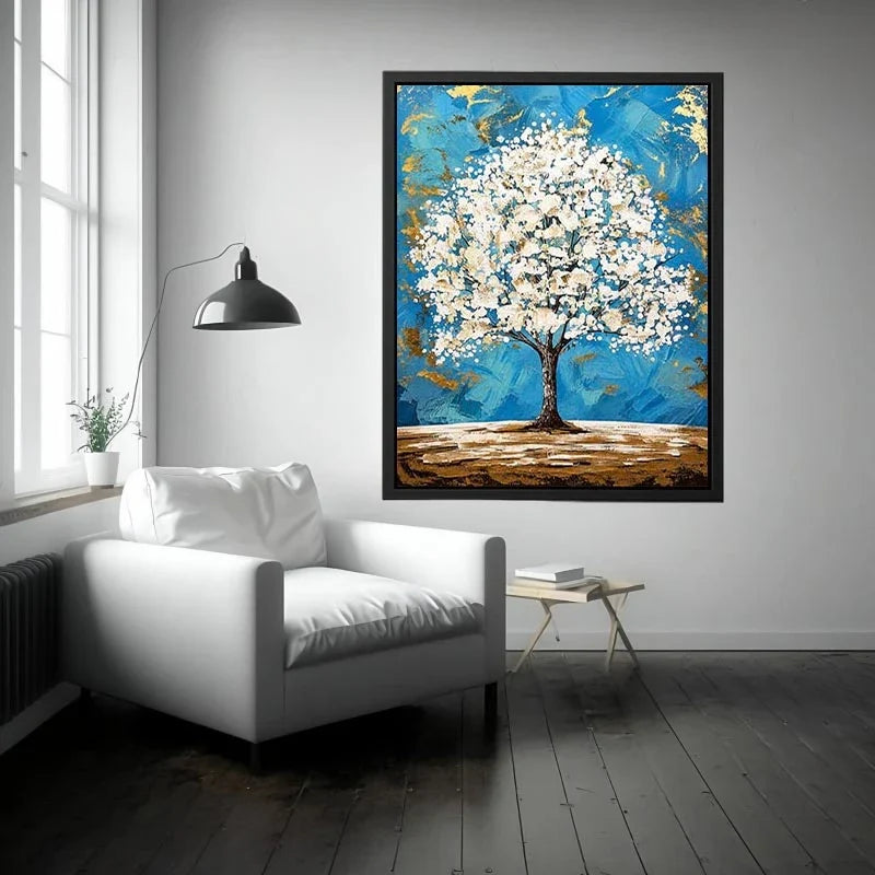 White Tree Canvas Print