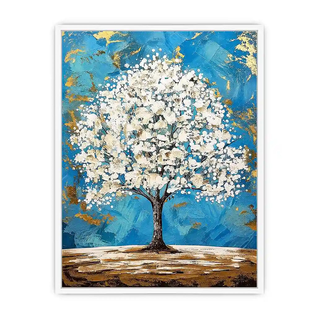 White Tree Canvas Print