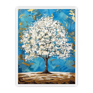 White Tree Canvas Print