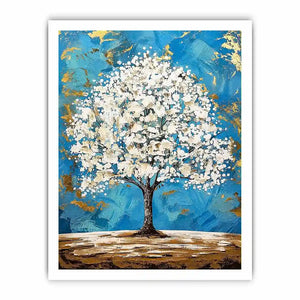 White Tree Canvas Print