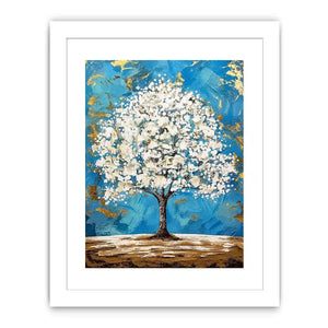 White Tree Canvas Print