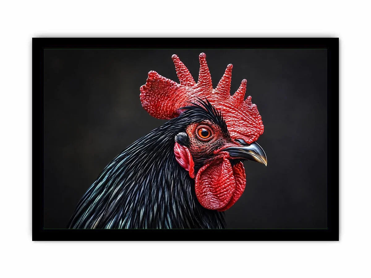 Black Cock Canvas Print