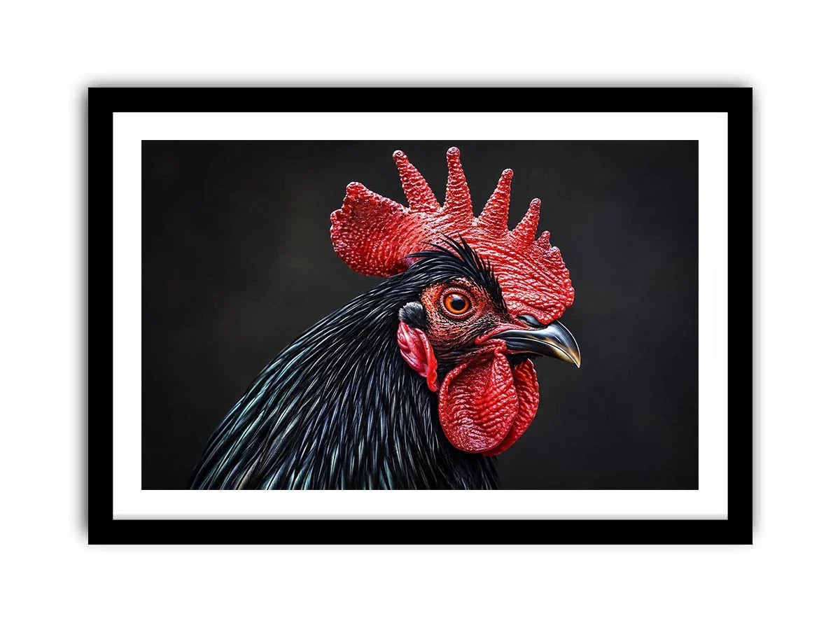 Black Cock Canvas Print