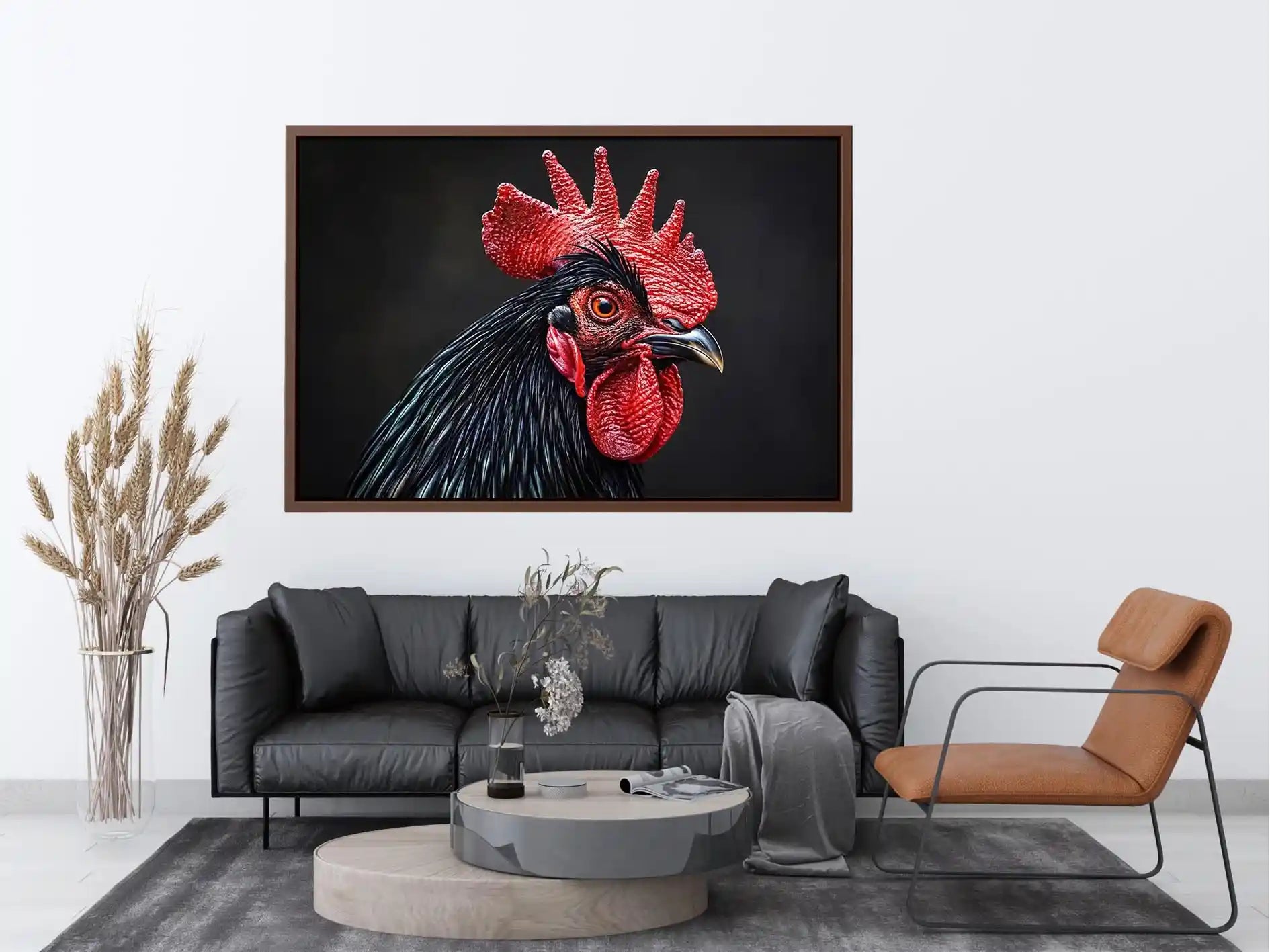 Black Cock Canvas Print