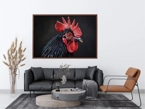 Black Cock Canvas Print