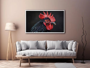 Black Cock Canvas Print