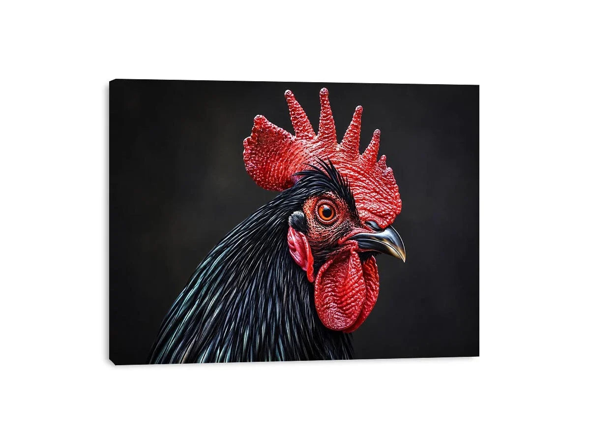 Black Cock Canvas Print