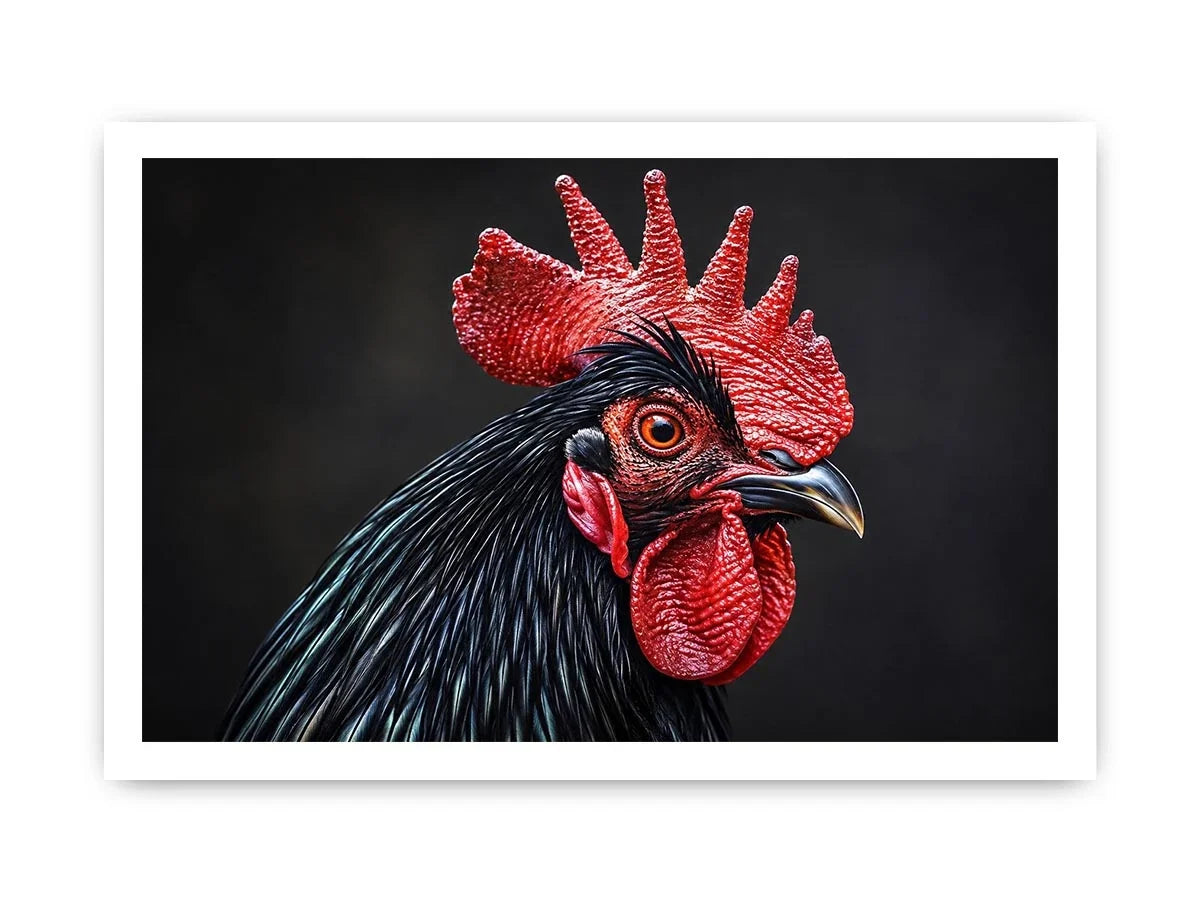 Black Cock Canvas Print