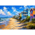 Beach Side Living Canvas Print