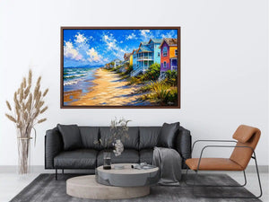 Beach Side Living Canvas Print