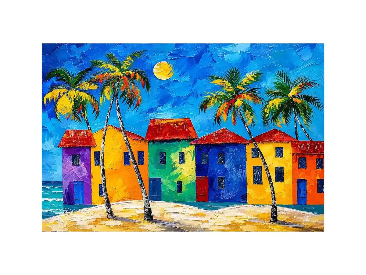 Beach House Canvas Print