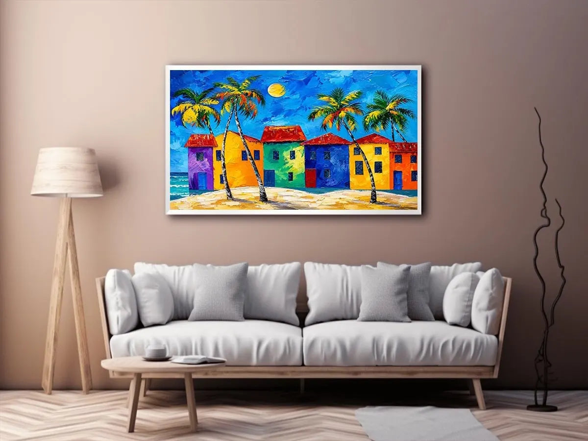 Beach House Canvas Print