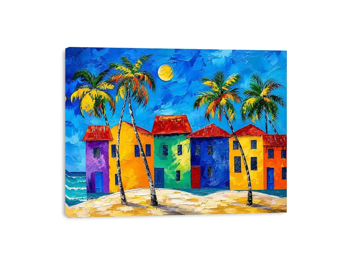 Beach House Canvas Print