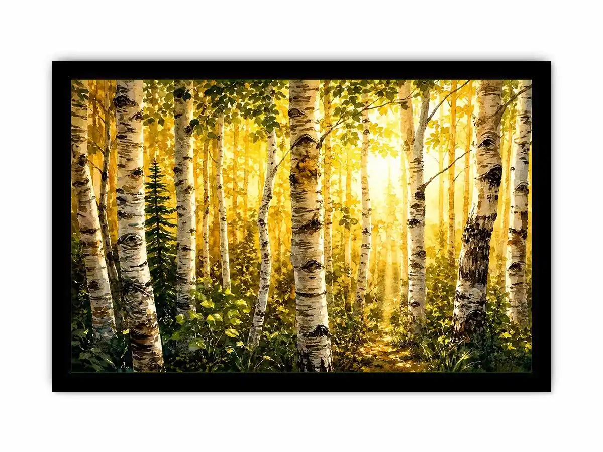 Birch Trees Canvas Print
