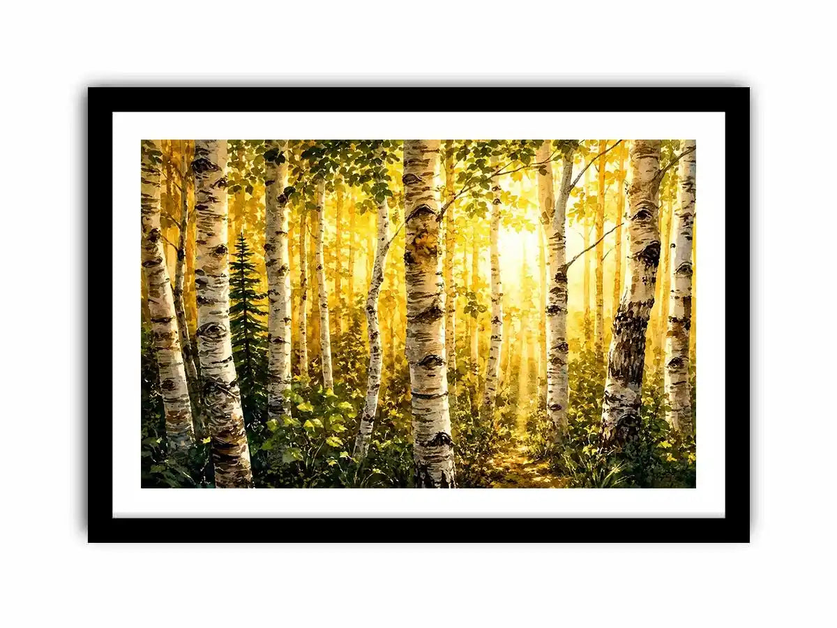 Birch Trees Canvas Print