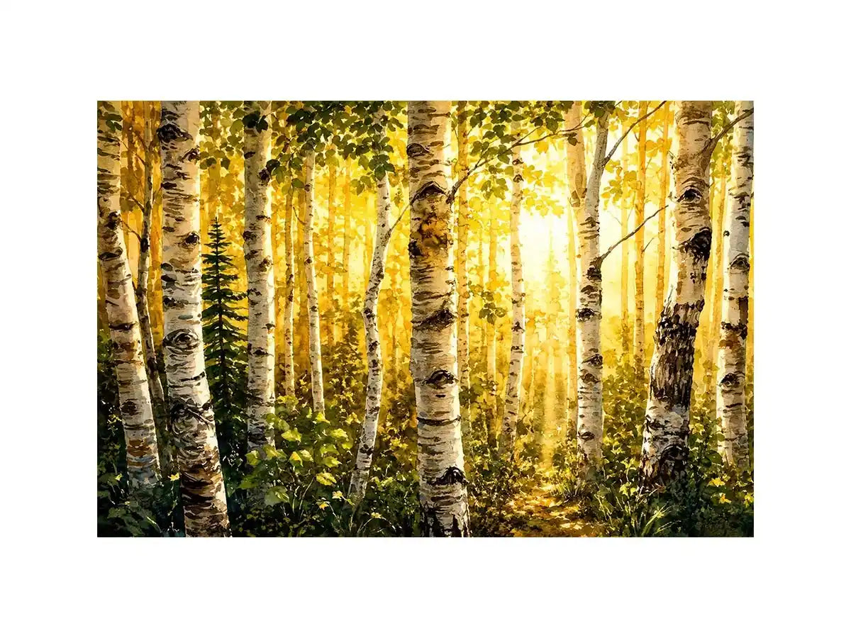 Birch Trees Canvas Print